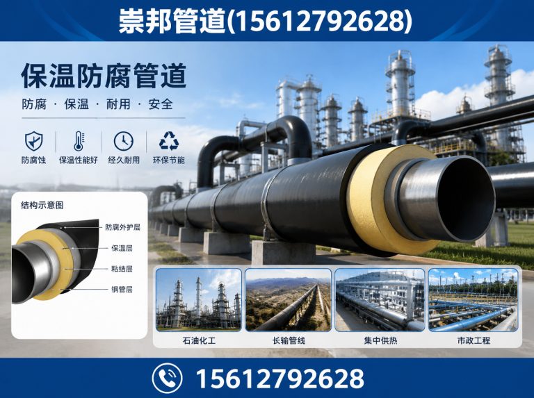 泊头市聚氨酯保温钢管展示图